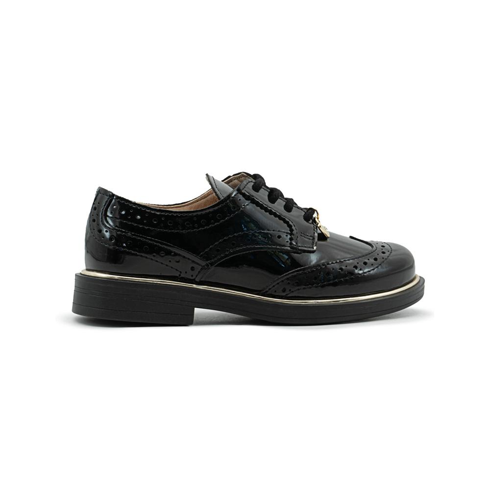 Foto 7 pulgar | Zapato Chabelo Bostoniano Para Niña En Charol Negro 18-26 Negro