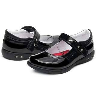 Foto 2 | Zapato Escolar Chabelo Niña Charol Con Velcro 17-26 Arco Negro