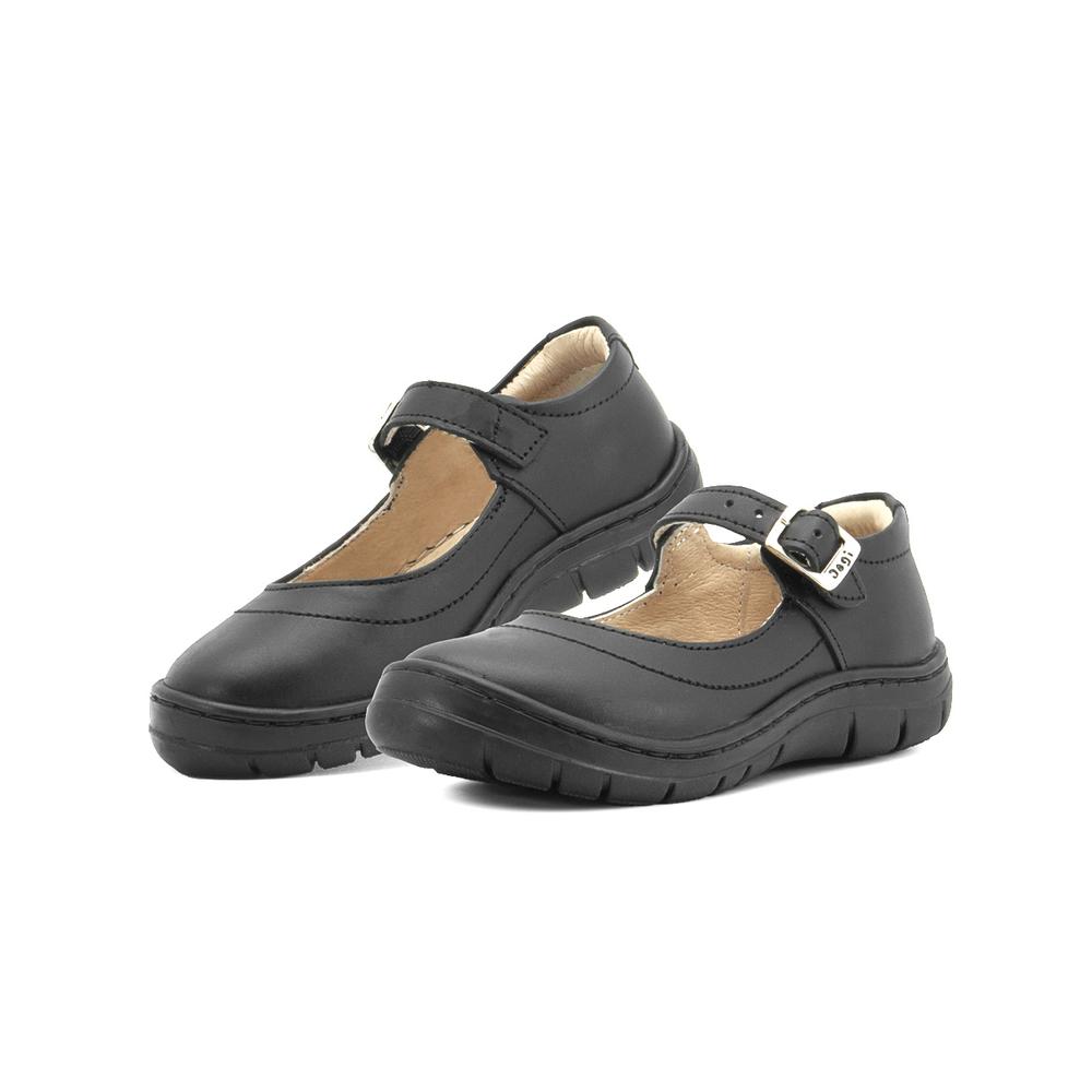 Foto 2 pulgar | Zapato Escolar Dogi Piel Para Niña Soporte Arco Color Negro Negro