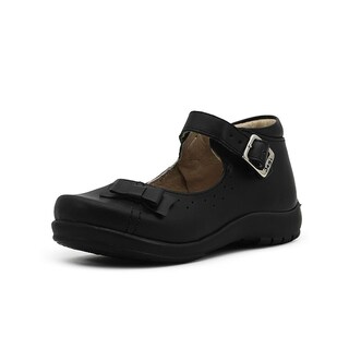 Foto 3 | Zapato Escolar Para Niña Dogi Piel Soporte Arco Moñito Negro Negro