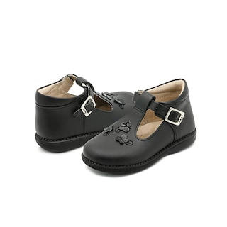 Foto 2 | Zapato Dogi Escolar Para Niña Ajuste T Piel Elegantes Negro Negro