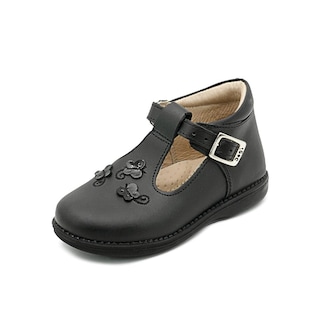 Foto 3 | Zapato Dogi Escolar Para Niña Ajuste T Piel Elegantes Negro Negro