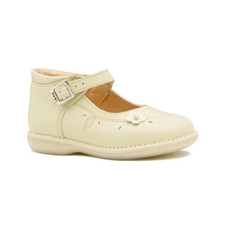 Foto 4 | Zapato Dogi Casual Para Niña Soporte Arco Piel Hebilla 12-18 Beige