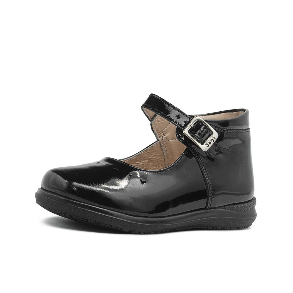 Foto 4 pulgar | Zapato Botita Escolar Para Niña Dogi Charol Negro De Piel Negro
