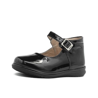 Foto 3 | Zapato Botita Escolar Para Niña Dogi Charol Negro De Piel Negro
