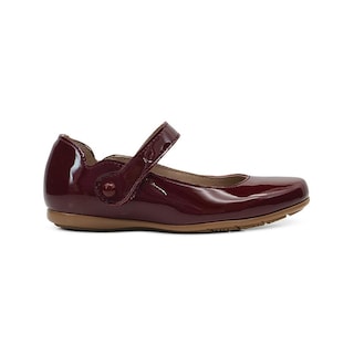 Foto 6 | Zapato Karsten Charol Vino Formal Fiesta Velcro Niña Vino