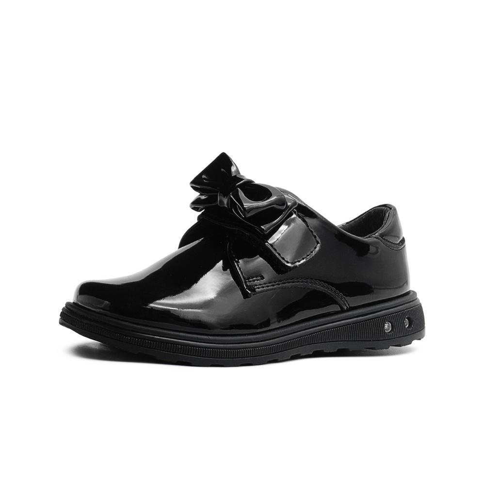 Foto 4 pulgar | Zapato Escolar Para Niña Chabelo Mocasin Charol Negro Negro