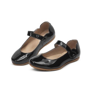 Foto 1 | Zapato Escolar Karsten Charol Negro Formal Velcro Niña Negro