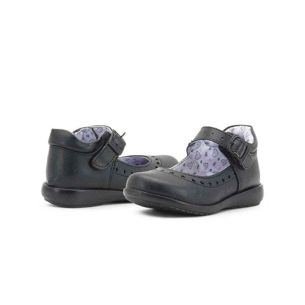 Foto 3 pulgar | Zapato Escolar Para Niña Bambino Comodos Con Antiderrapante Negro