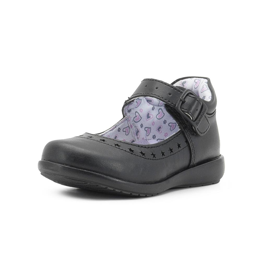 Foto 4 pulgar | Zapato Escolar Para Niña Bambino Comodos Con Antiderrapante Negro