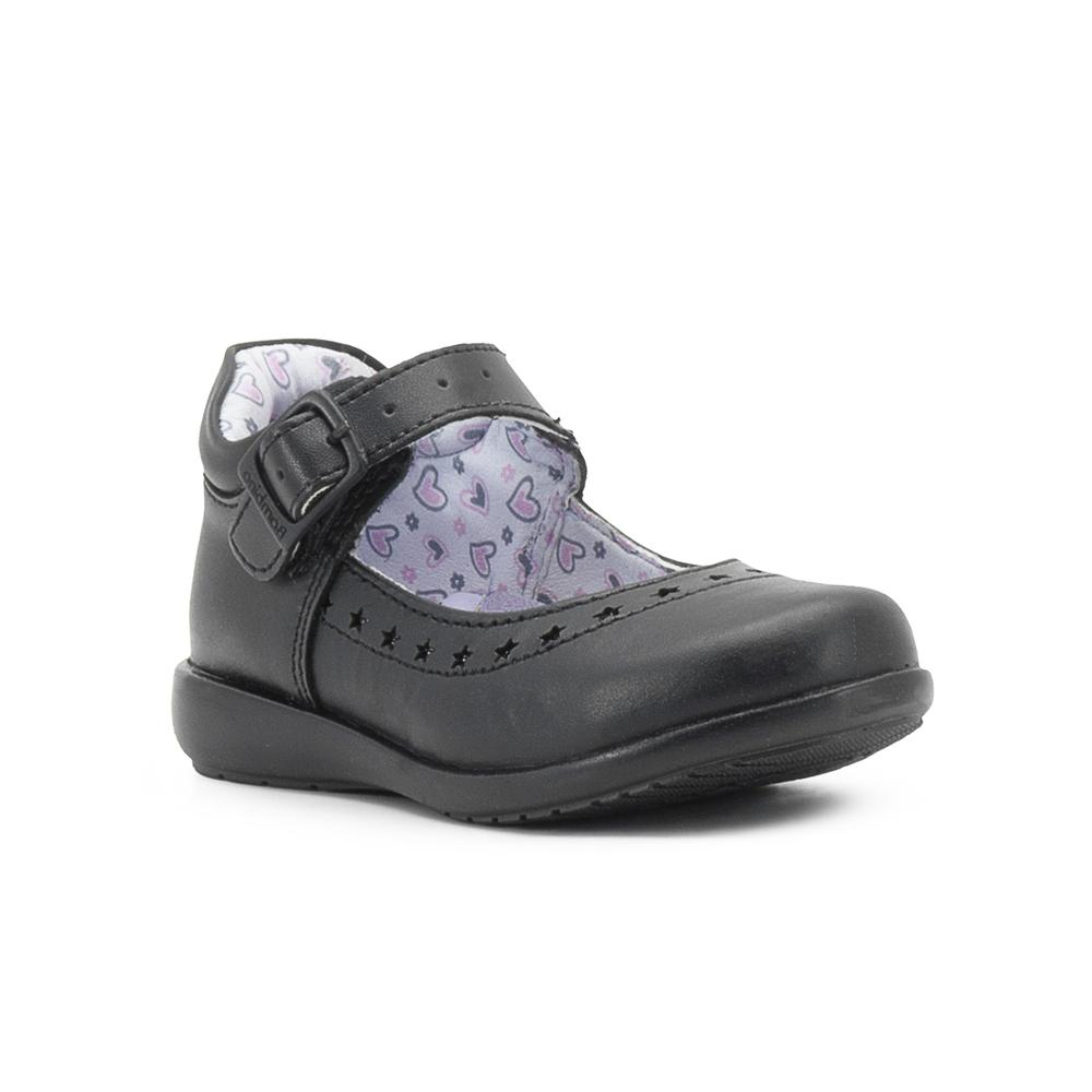 Foto 5 pulgar | Zapato Escolar Para Niña Bambino Comodos Con Antiderrapante Negro