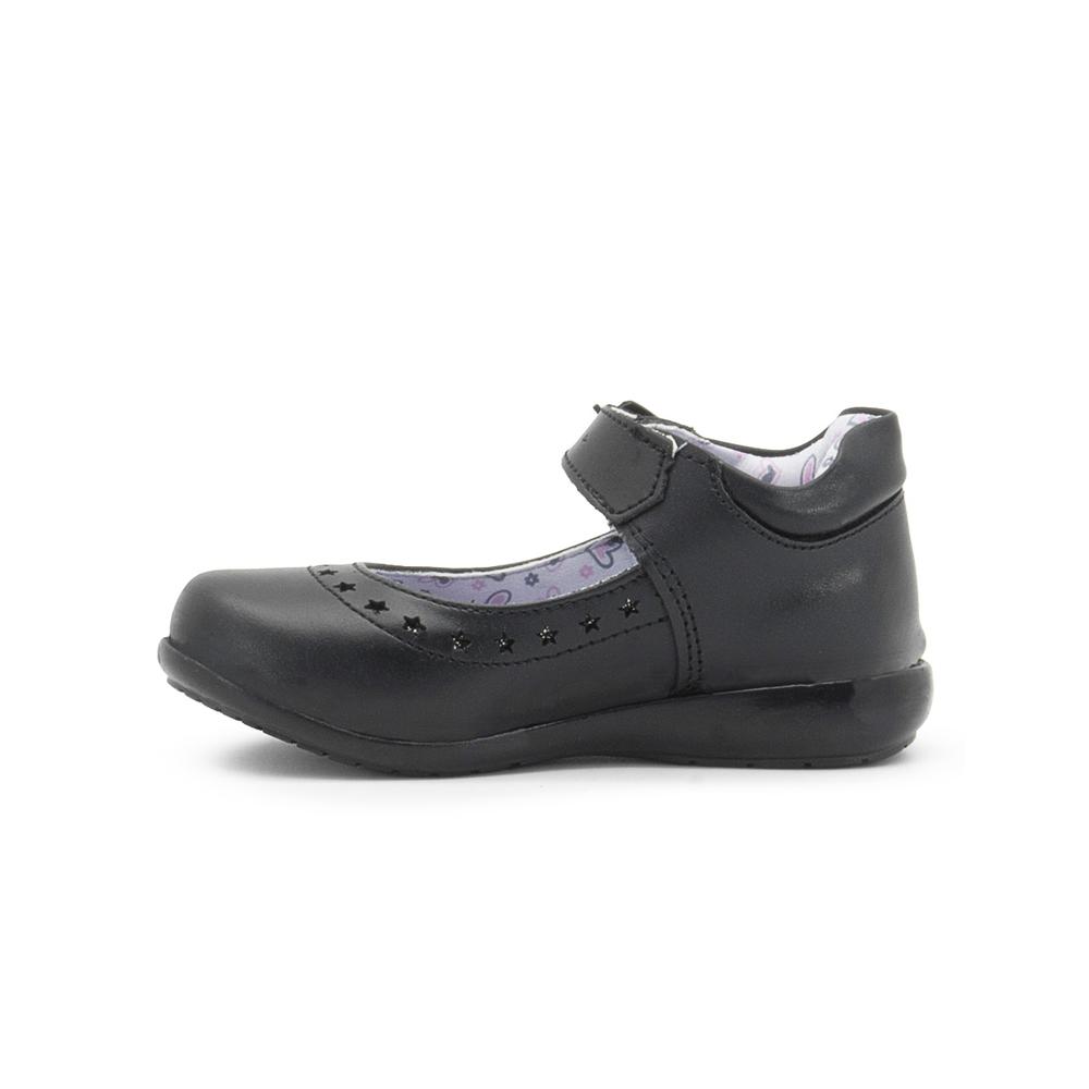 Foto 6 pulgar | Zapato Escolar Para Niña Bambino Comodos Con Antiderrapante Negro