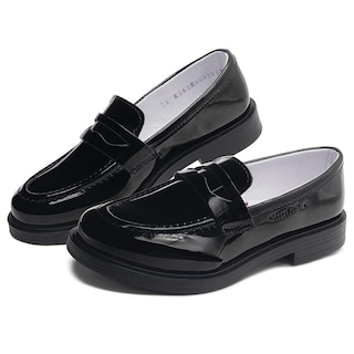 Foto 1 | Ya Esta Publicado Zapato Escolar Chabelo Zapato Para Niña Slip On Charol Negro Negro