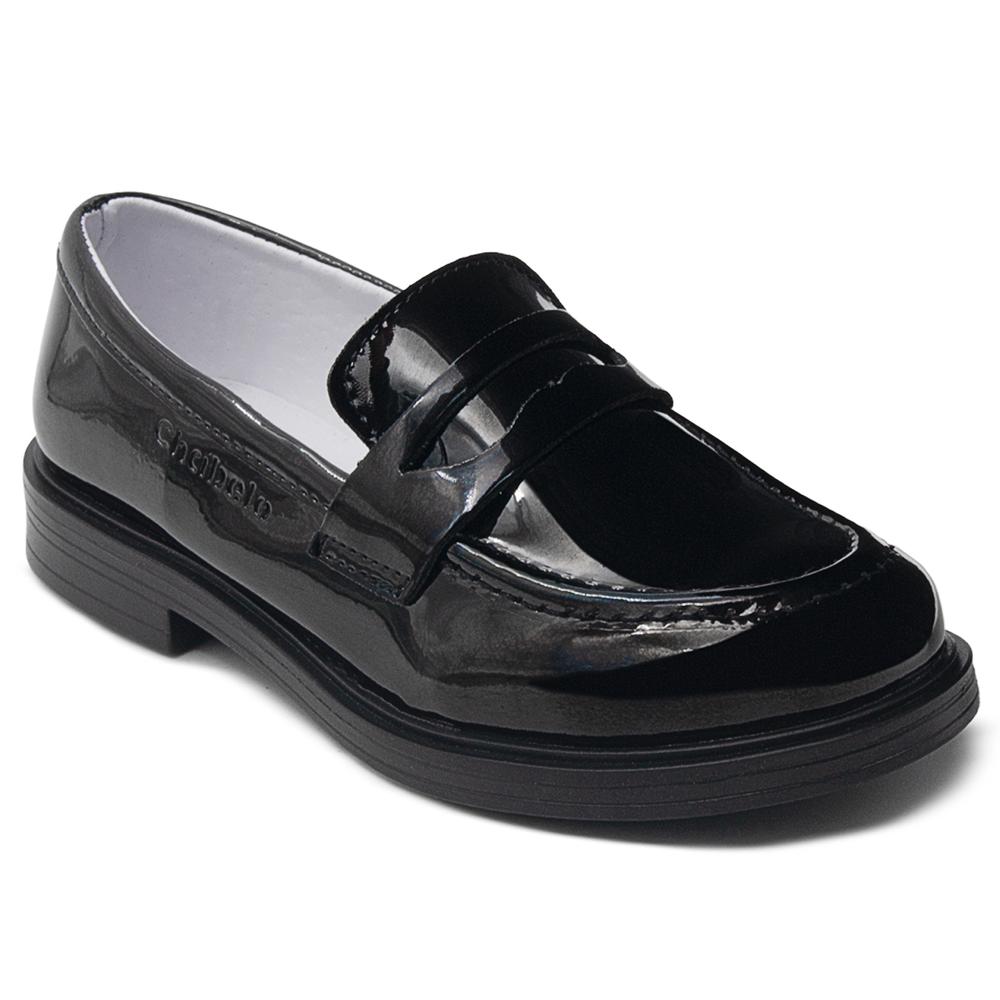Foto 5 pulgar | Ya Esta Publicado Zapato Escolar Chabelo Zapato Para Niña Slip On Charol Negro Negro