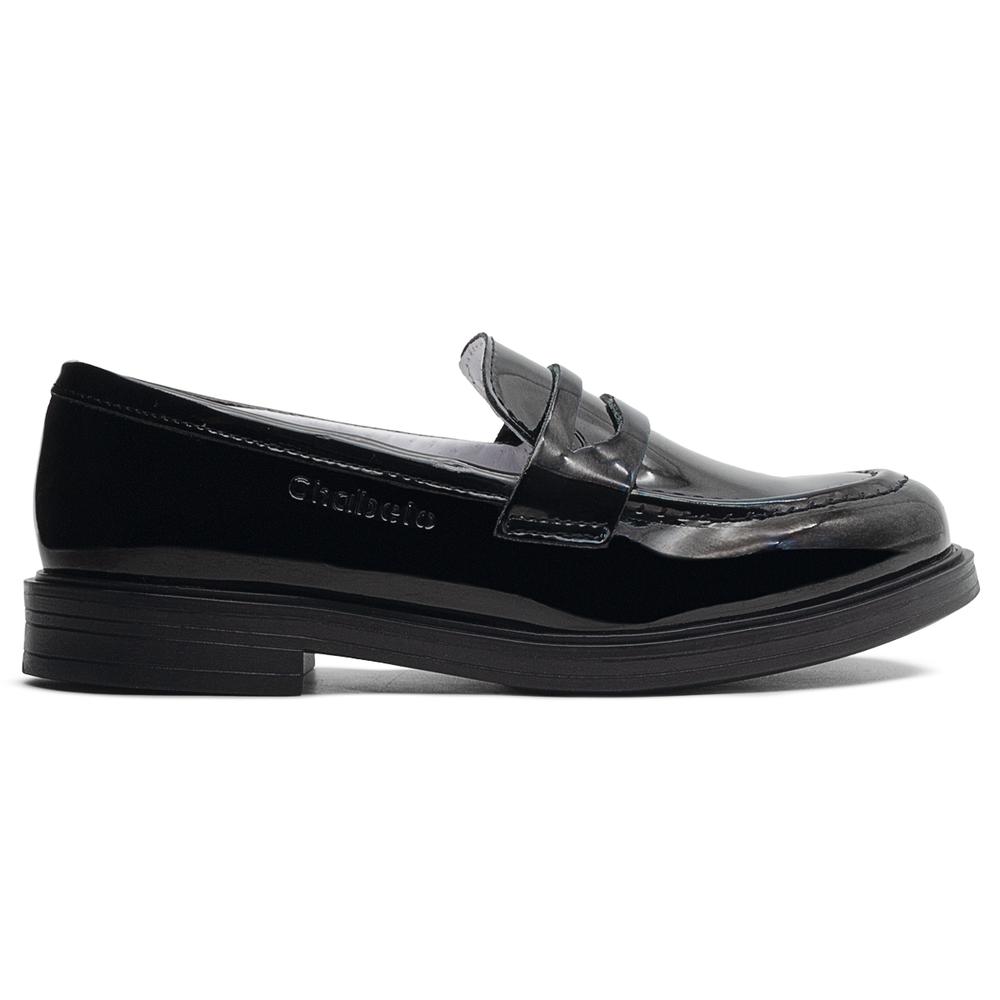 Foto 7 pulgar | Ya Esta Publicado Zapato Escolar Chabelo Zapato Para Niña Slip On Charol Negro Negro