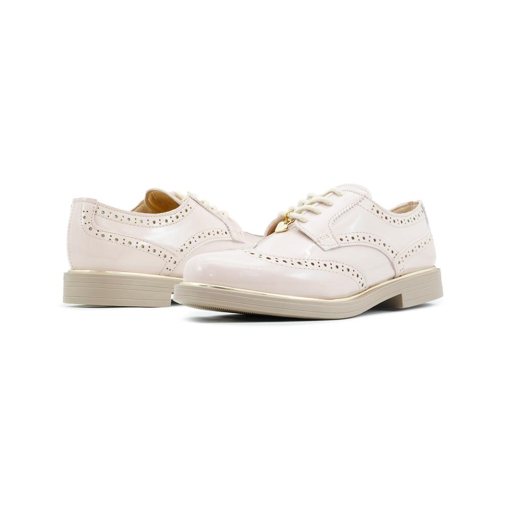 Foto 2 | Zapato Bostoniano Chabelo Para Niña En Charol Maquillaje Beige