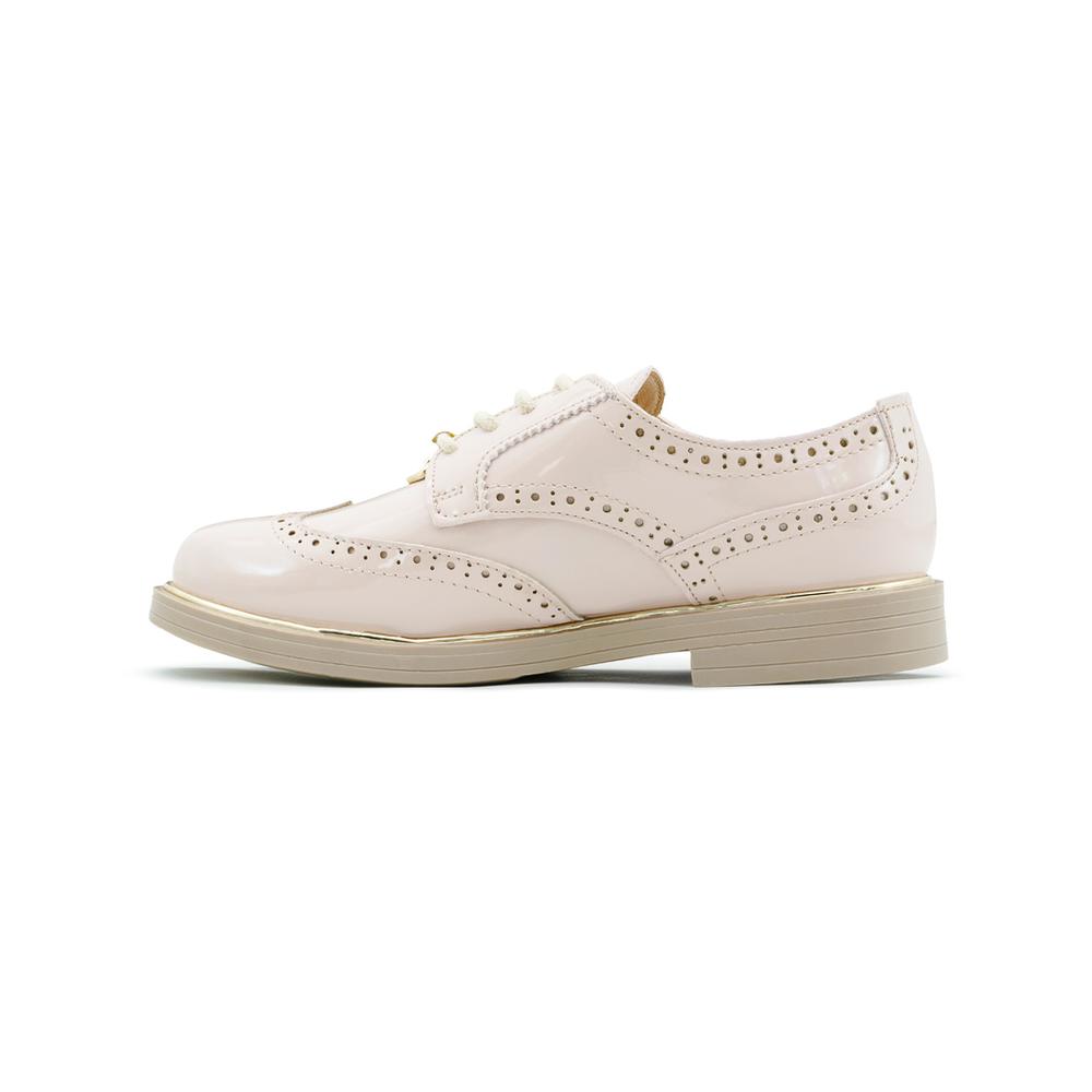 Foto 5 | Zapato Bostoniano Chabelo Para Niña En Charol Maquillaje Beige