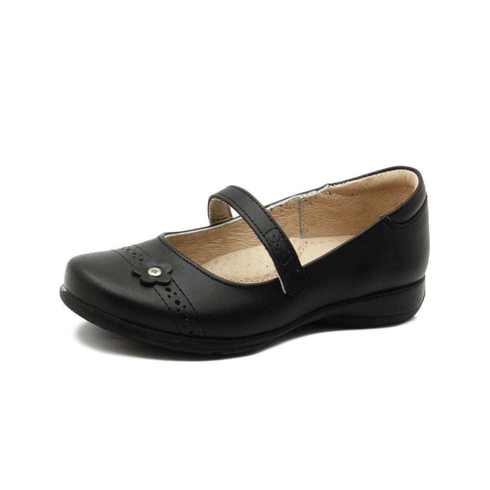 Foto 5 pulgar | Zapato Escolar Dogi Para Niña Soporte Arco Piel Cómodo Negro Negro