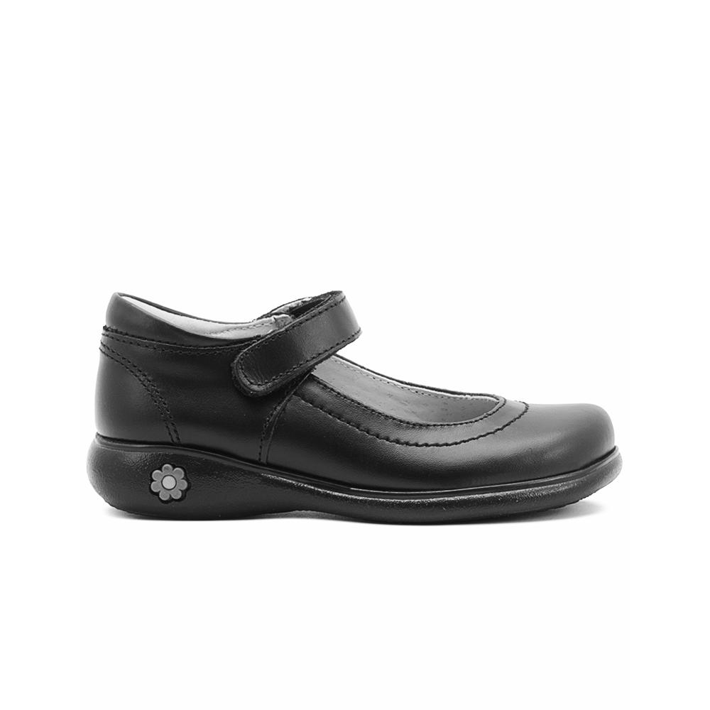 Foto 2 pulgar | Zapato Escolar Karsten Para Niña Soporte Arco Antiderrapante Negro