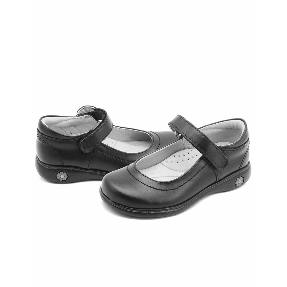 Foto 4 pulgar | Zapato Escolar Karsten Para Niña Soporte Arco Antiderrapante Negro