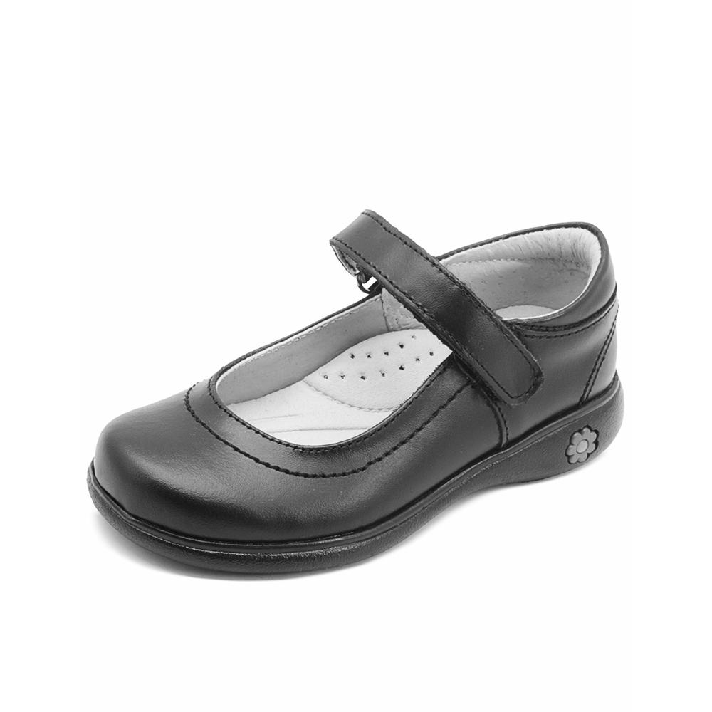 Foto 5 pulgar | Zapato Escolar Karsten Para Niña Soporte Arco Antiderrapante Negro