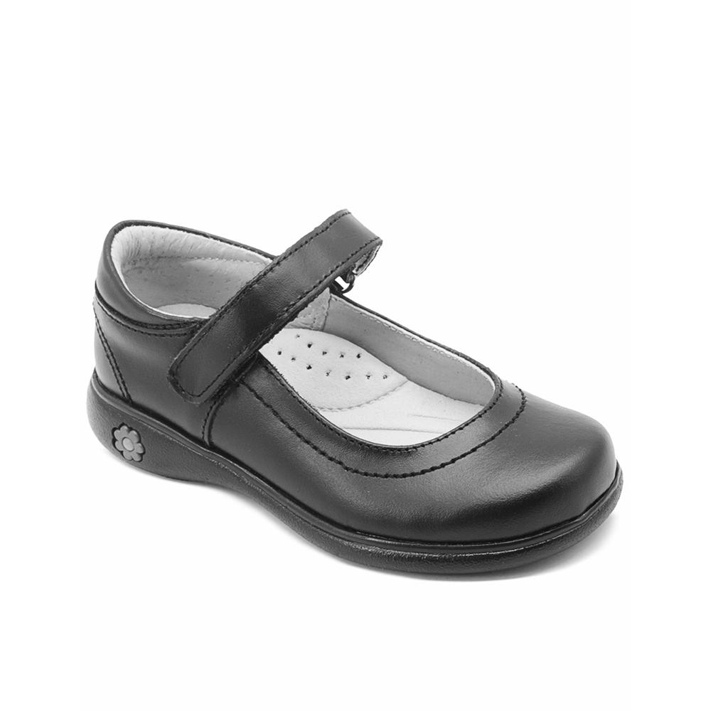 Foto 6 pulgar | Zapato Escolar Karsten Para Niña Soporte Arco Antiderrapante Negro