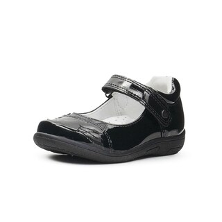 Foto 3 | Zapato Escolar Para Niña Bambino Gatito Charol Negro Correa Negro