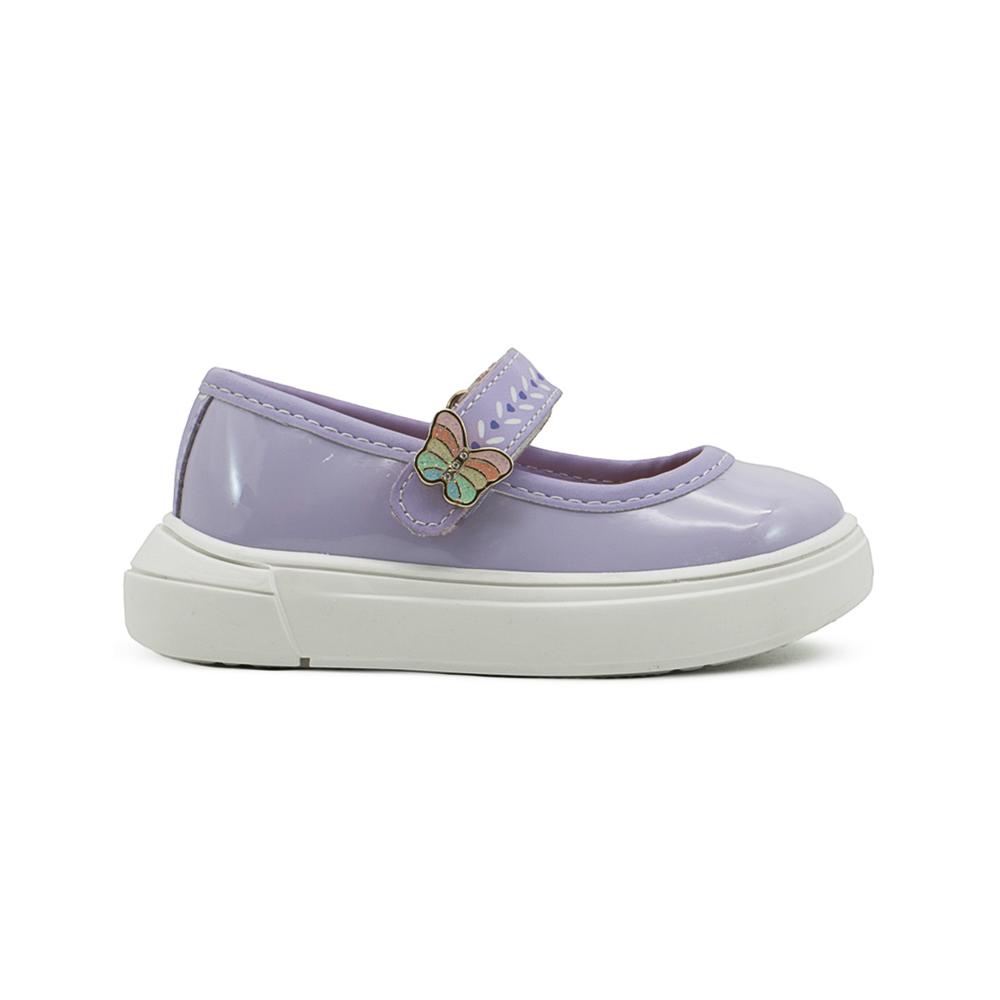 Foto 7 pulgar | Zapato Karsten Niñas Casuales Antiderrapante Velcro 15-21 Lila