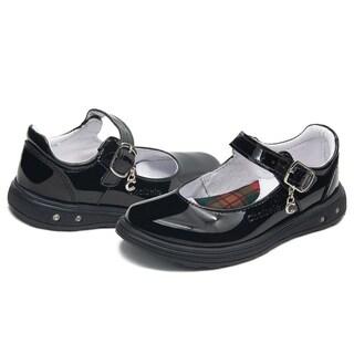 Foto 2 | Zapato Escolar Para Niña Chabelo Charol Negro Hebilla 17-26 Negro