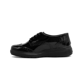 Foto 6 | Zapato Mocasin Escolar Para Niña Greenlove Charol Negro Negro