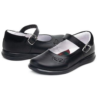 Foto 2 | Zapato Escolar Piel Negro He Billa Para Niña Negro