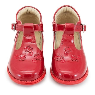 Foto 6 | Zapato Niña Botita Dogi Charol Blanco Plantilla Arco 12-17.5 Rojo