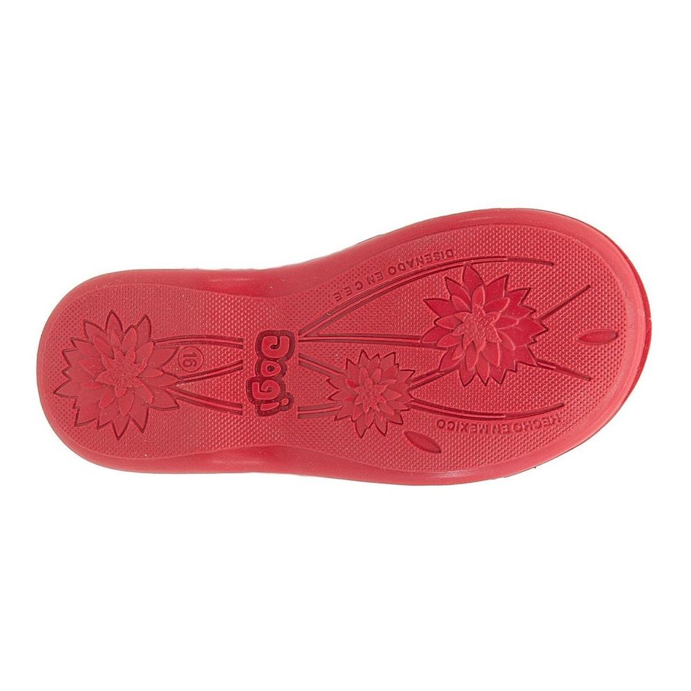 Foto 7 | Zapato Niña Botita Dogi Charol Blanco Plantilla Arco 12-17.5 Rojo