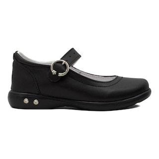 Foto 1 | Zapato Escolar Karsten Para Niña Con Broche Negro 21.5-26 Negro
