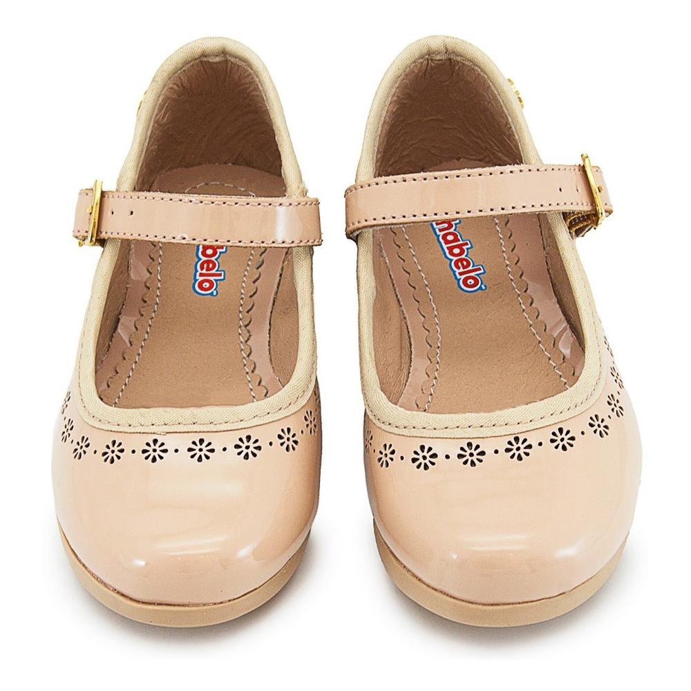 Foto 6 pulgar | Zapato Balerina Niña Fiesta Chabelo Color Beige 15-17 Beige