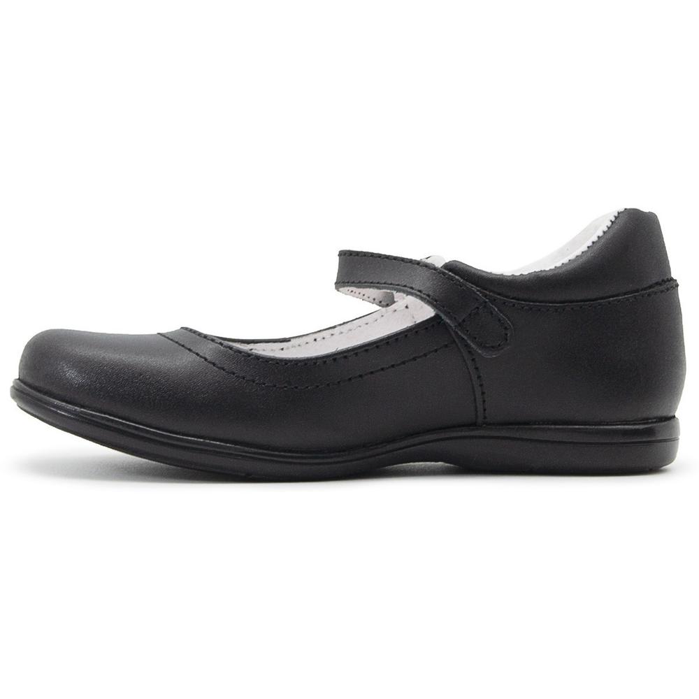 Foto 3 | Zapato Escolar Niña Karsten Piel Negro Arco Soporte 18-21 Negro