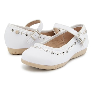 Foto 1 | Zapato Balerina Niña Fiesta Chabelo Color Blanco 15-17 Blanco