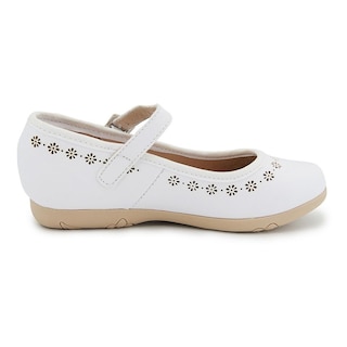 Foto 4 | Zapato Balerina Niña Fiesta Chabelo Color Blanco 15-17 Blanco