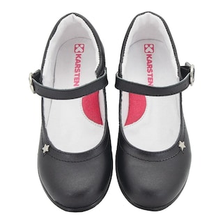 Foto 5 | Zapato Escolar Niña Karsten Piel Negro Arco Soporte 22-26 Negro