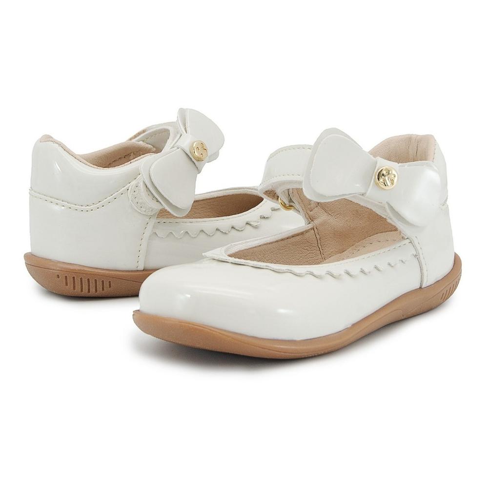Foto 1 | Zapato Niña Karsten Charol Hueso Moño Plantilla Arco 12-17 Beige