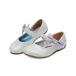 Foto 1 | Zapato Balerina Frozen Elsa Disney Para Niña 13-17 Blanco Blanco