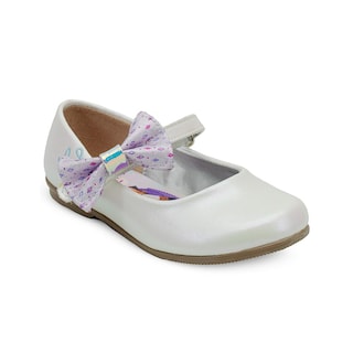 Foto 4 | Zapato Balerina Frozen Elsa Disney Para Niña 13-17 Blanco Blanco