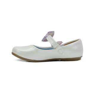 Foto 5 | Zapato Balerina Frozen Elsa Disney Para Niña 13-17 Blanco Blanco