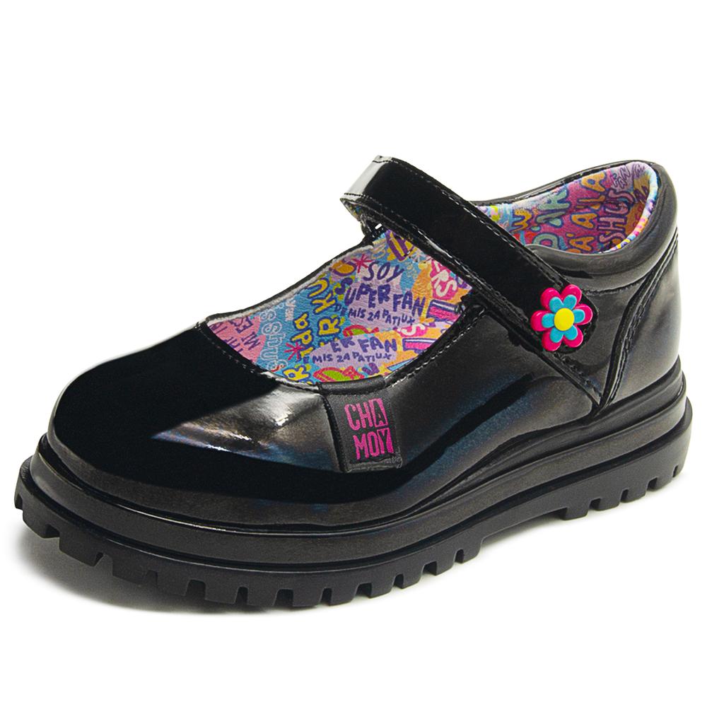 Foto 4 pulgar | Zapato Escolar Para Niña Distroller Chamoy Antiderrapante Negro