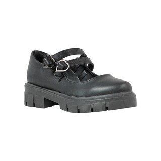 Foto 1 | Zapato Escolar Niña Efectos 1020 Napa Negro