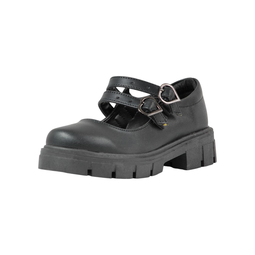 Foto 3 pulgar | Zapato Escolar Niña Efectos 1020 Napa Negro