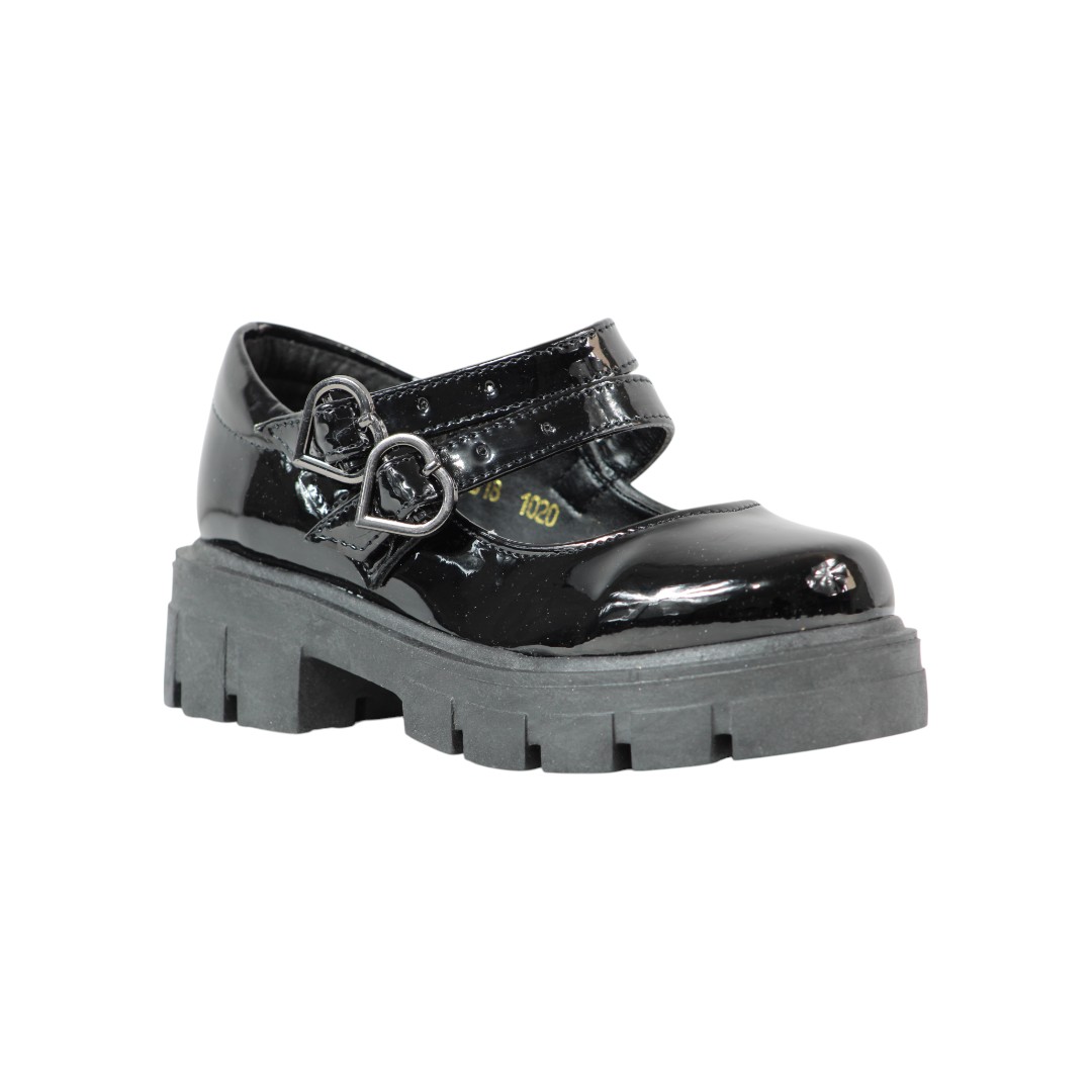 Foto 1 | Zapato Escolar Niña Efectos 1020 Charol Negro