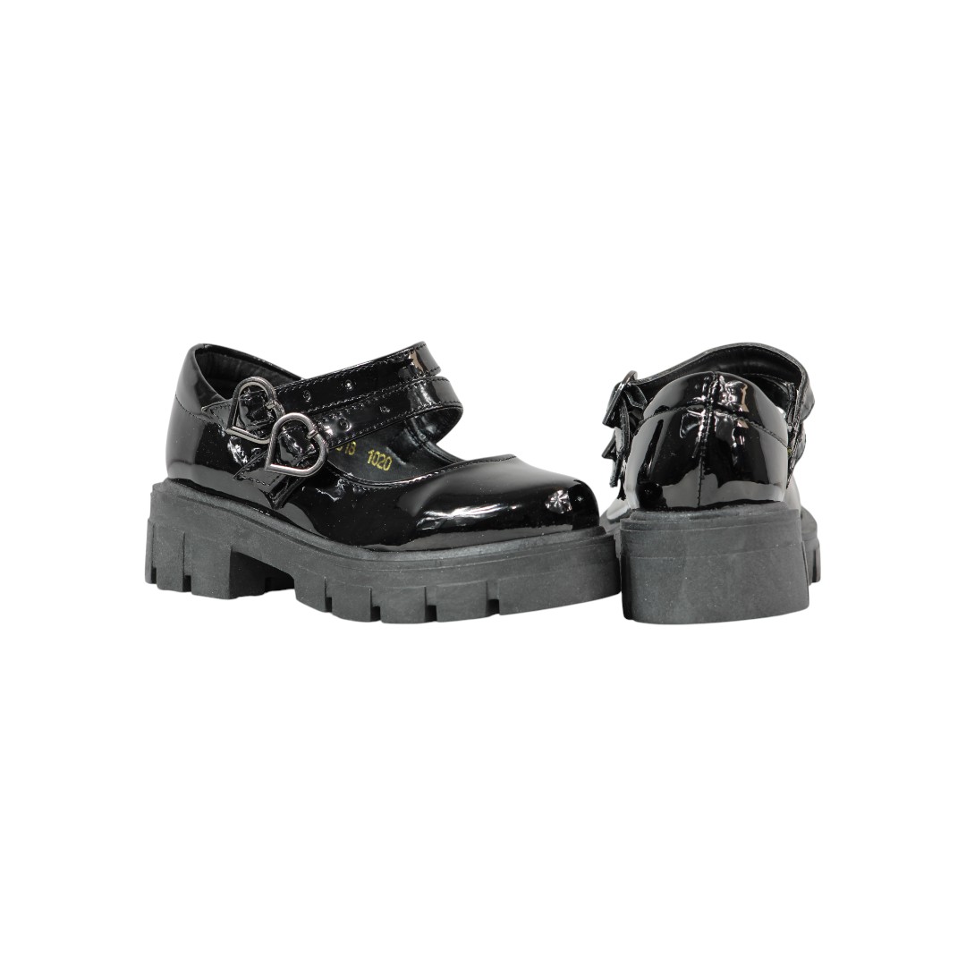 Foto 5 pulgar | Zapato Escolar Niña Efectos 1020 Charol Negro