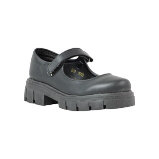 Foto 1 | Zapato Escolar Niña Efectos 1018 Napa Negro