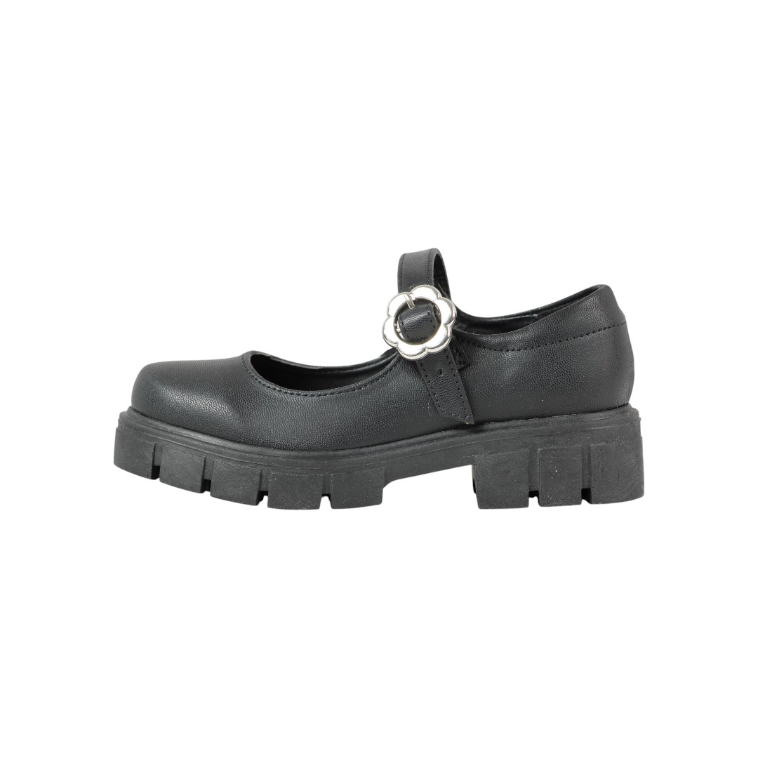 Foto 3 pulgar | Zapato Escolar Niña Efectos 1021 Napa Negro